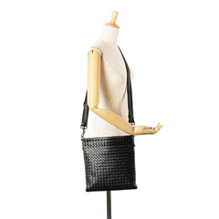 Leather Intrecciato Crossbody