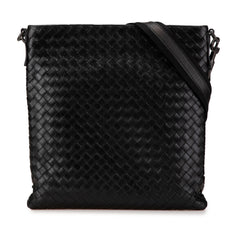 Leather Intrecciato Crossbody