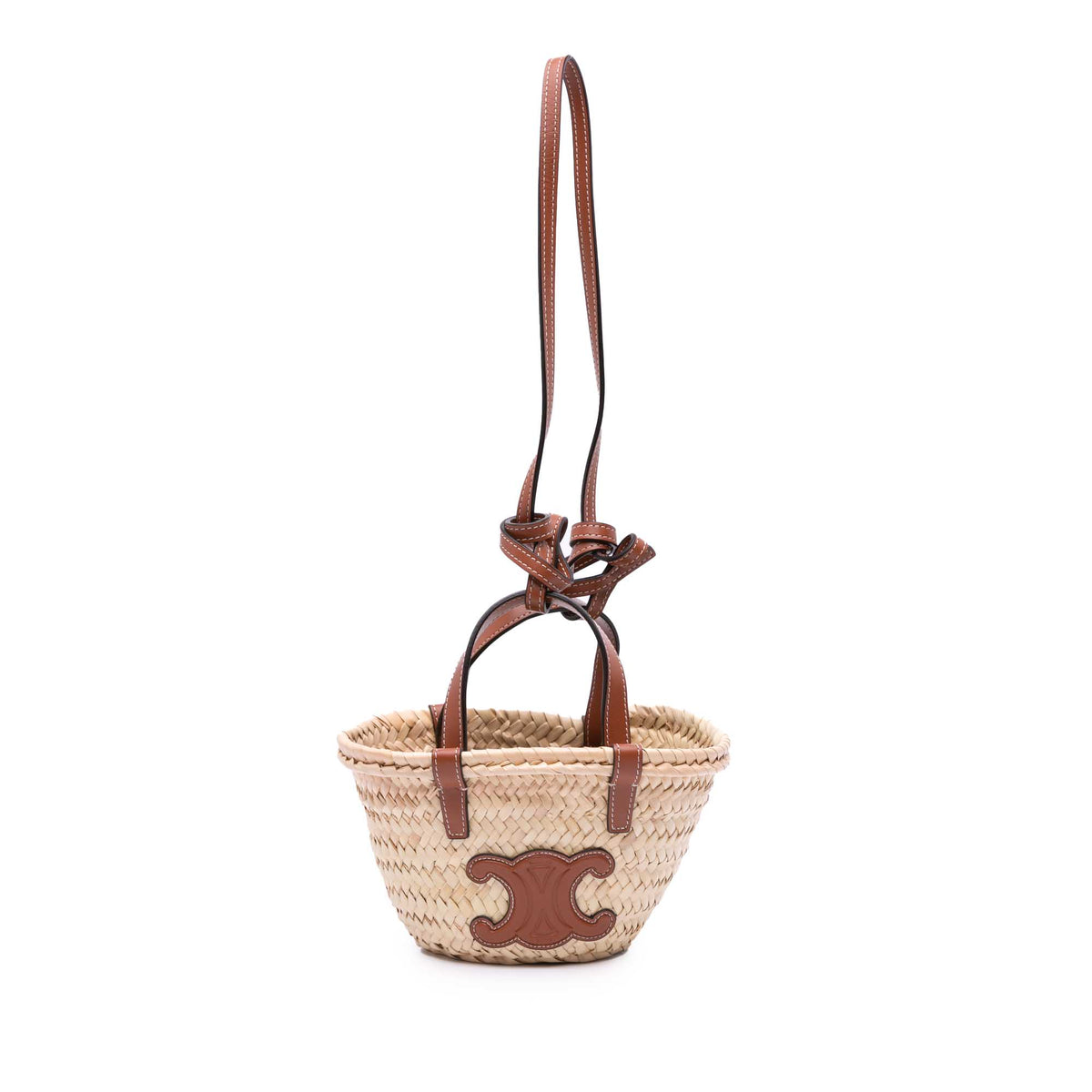 Nano Triomphe Raffia Classic Panier