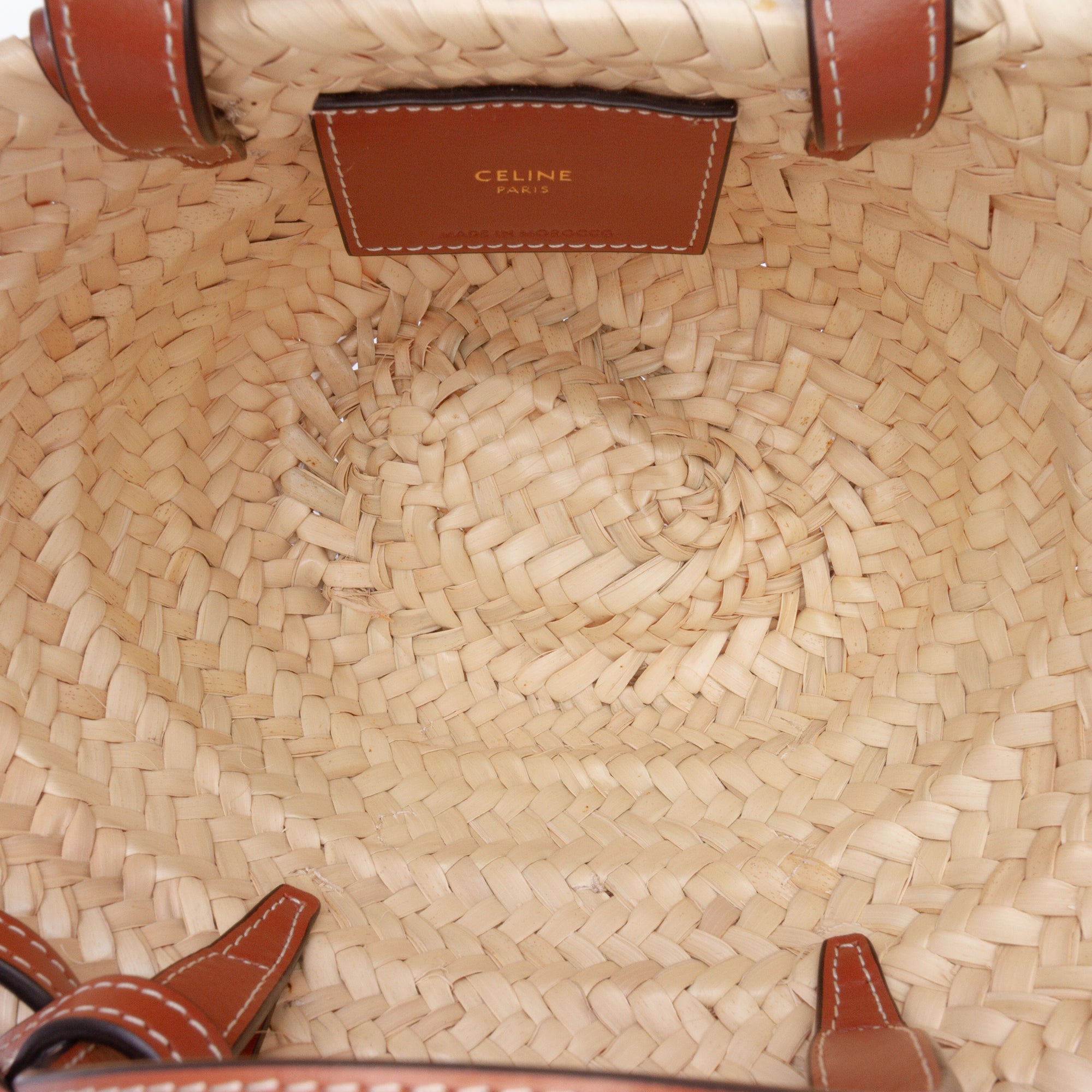Nano Triomphe Raffia Classic Panier