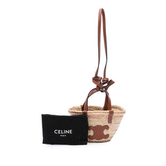 Nano Triomphe Raffia Classic Panier