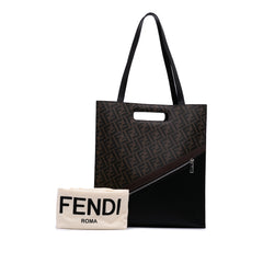 Zucca Coated Canvas 1974 Diagonal Shopping Tote