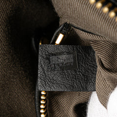 Medium Leather Marcie Satchel