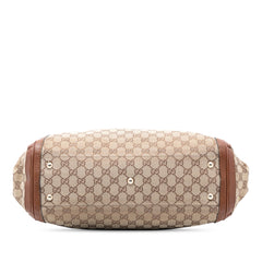 Large GG Canvas Bella Satchel