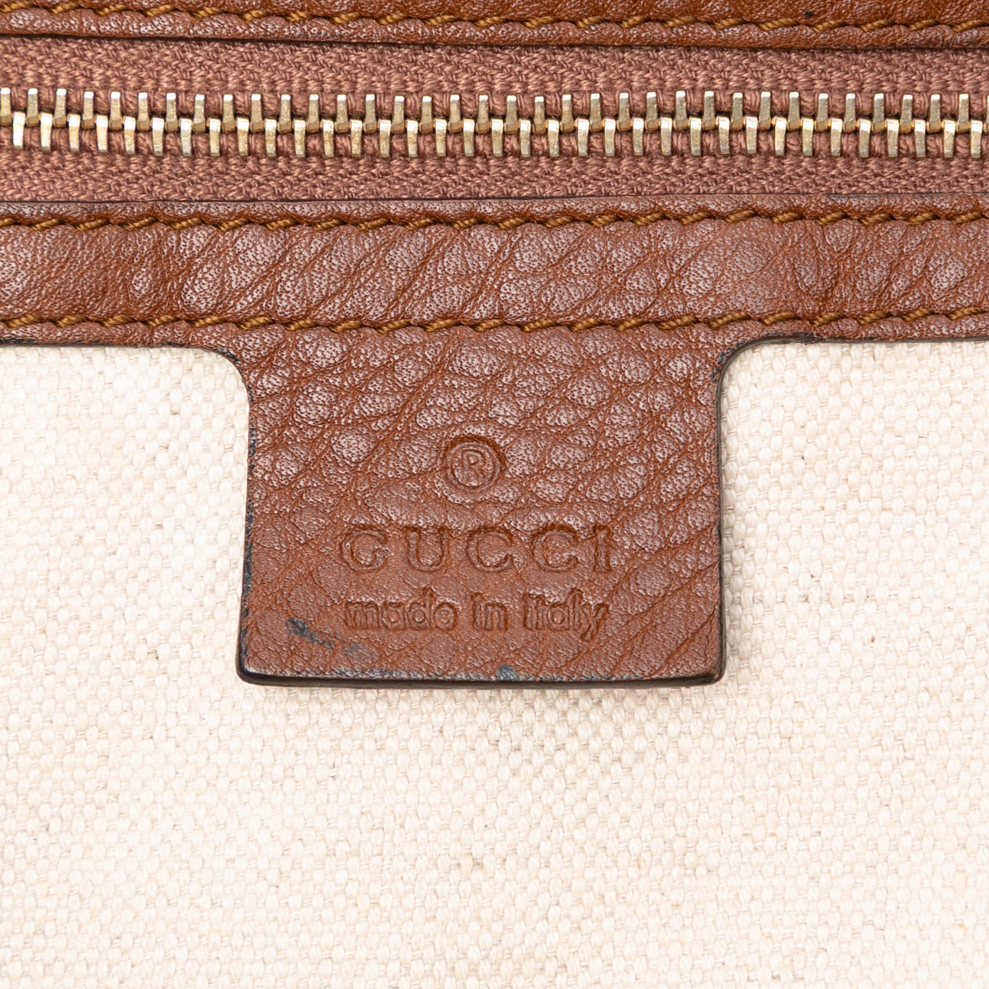 Large GG Canvas Bella Satchel