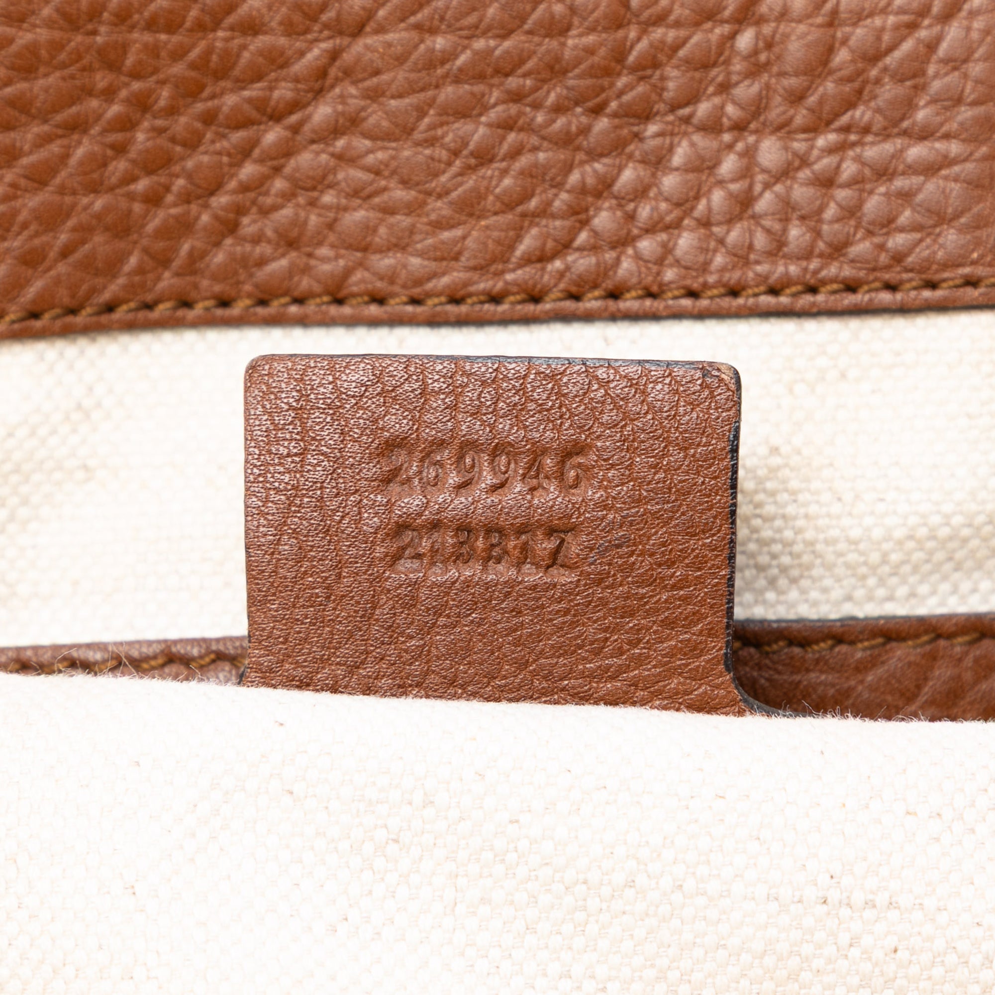 Large GG Canvas Bella Satchel