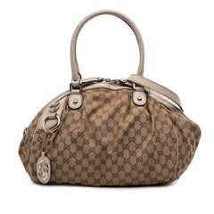 GG Canvas Sukey Satchel
