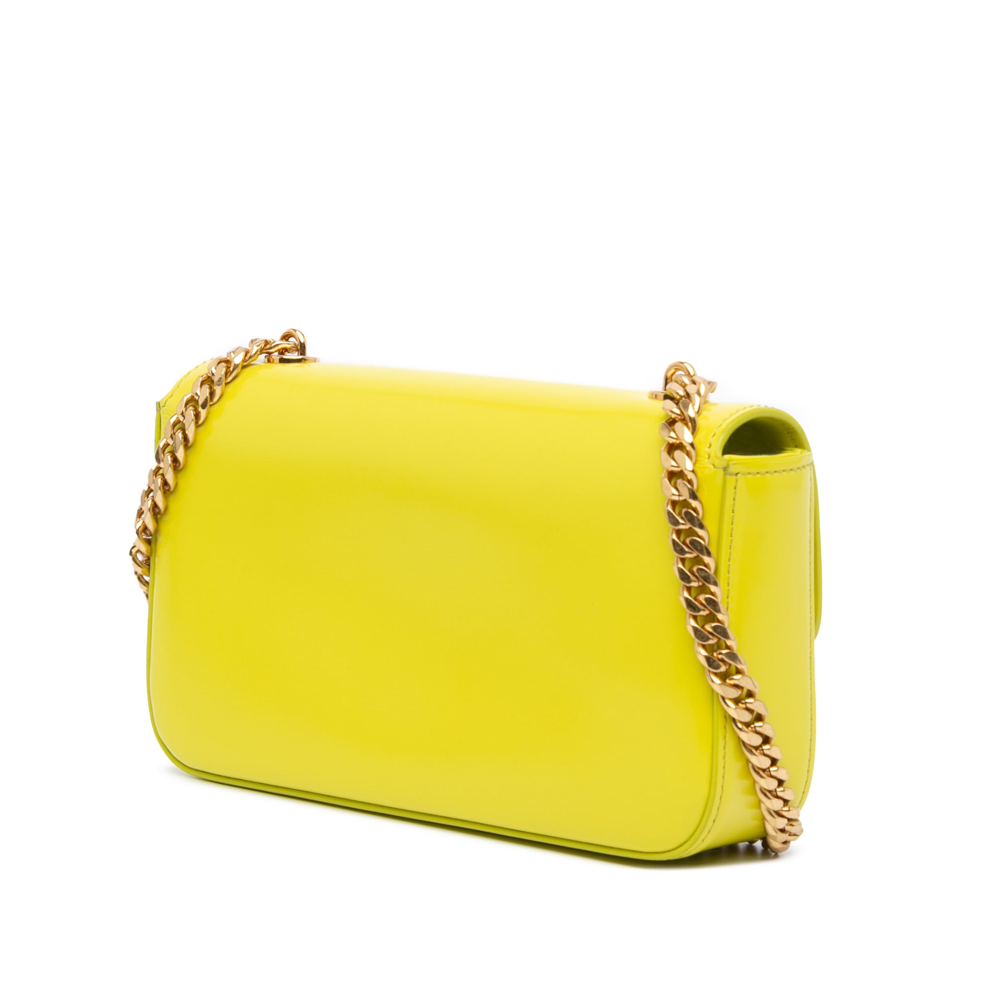 Triomphe Calfskin Cuir Chain Shoulder Bag