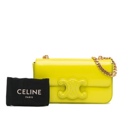 Triomphe Calfskin Cuir Chain Shoulder Bag