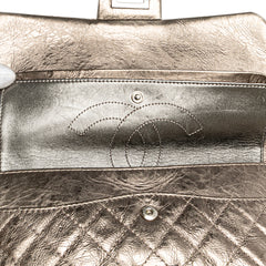 Reissue 2.55 Aged Metallic Calfskin Double Flap 225