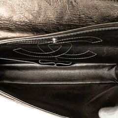 Reissue 2.55 Aged Metallic Calfskin Double Flap 225