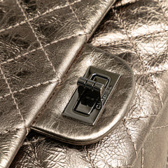 Reissue 2.55 Aged Metallic Calfskin Double Flap 225