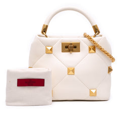 Small Nappa Roman Stud The Handle Bag