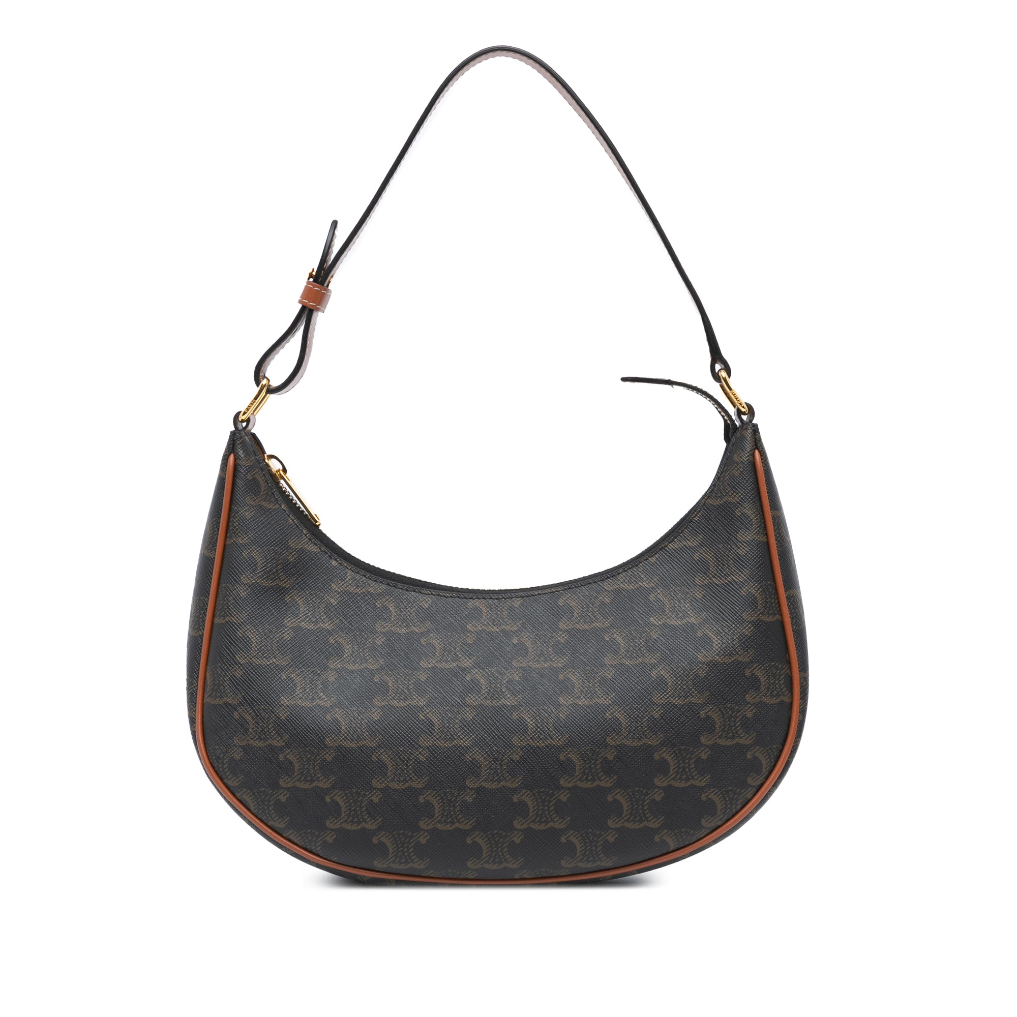 Coated Canvas Triomphe Ava Shoulder Bag