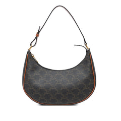 Coated Canvas Triomphe Ava Shoulder Bag