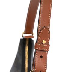 Coated Canvas Triomphe Ava Shoulder Bag