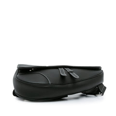 Grained Calfskin Saddle Bag