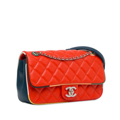 Medium Quilted Lambskin Cuba Color Flap_1