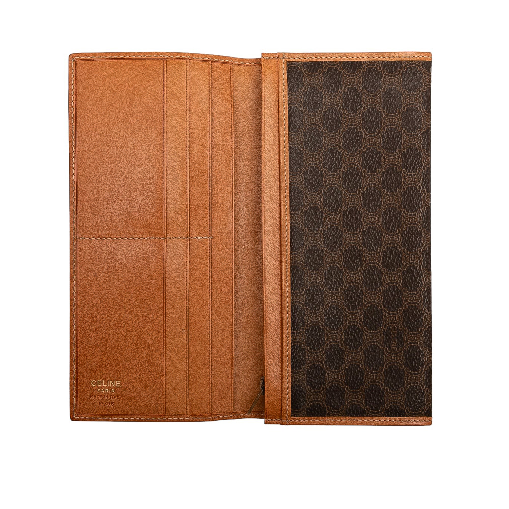 Macadam Coated Canvas Long Wallet