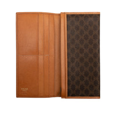 Macadam Coated Canvas Long Wallet