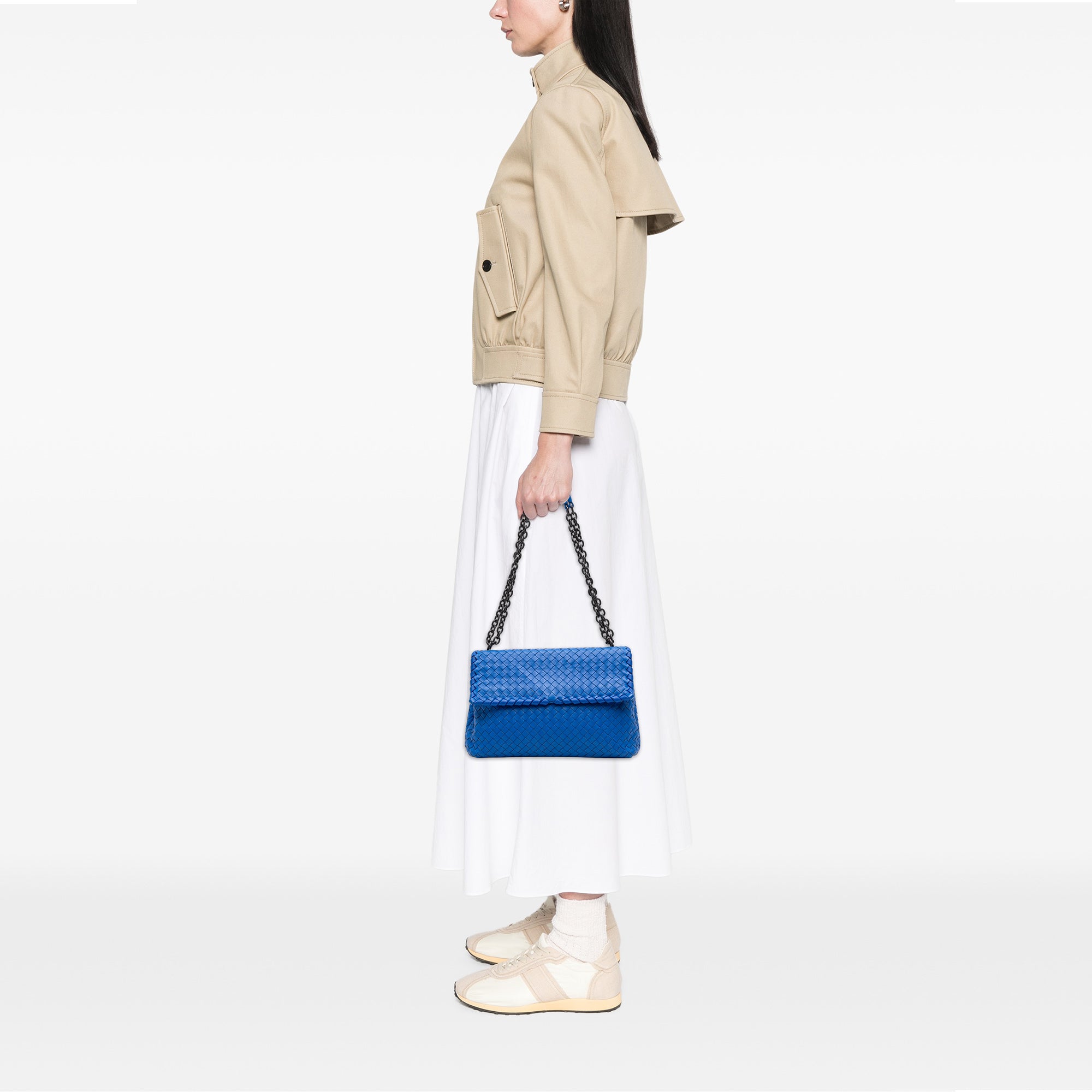 Medium Nappa Intrecciato Olimpia Crossbody