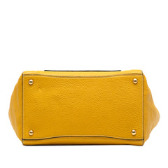 Vitello Daino Front Pocket Open Convertible Tote