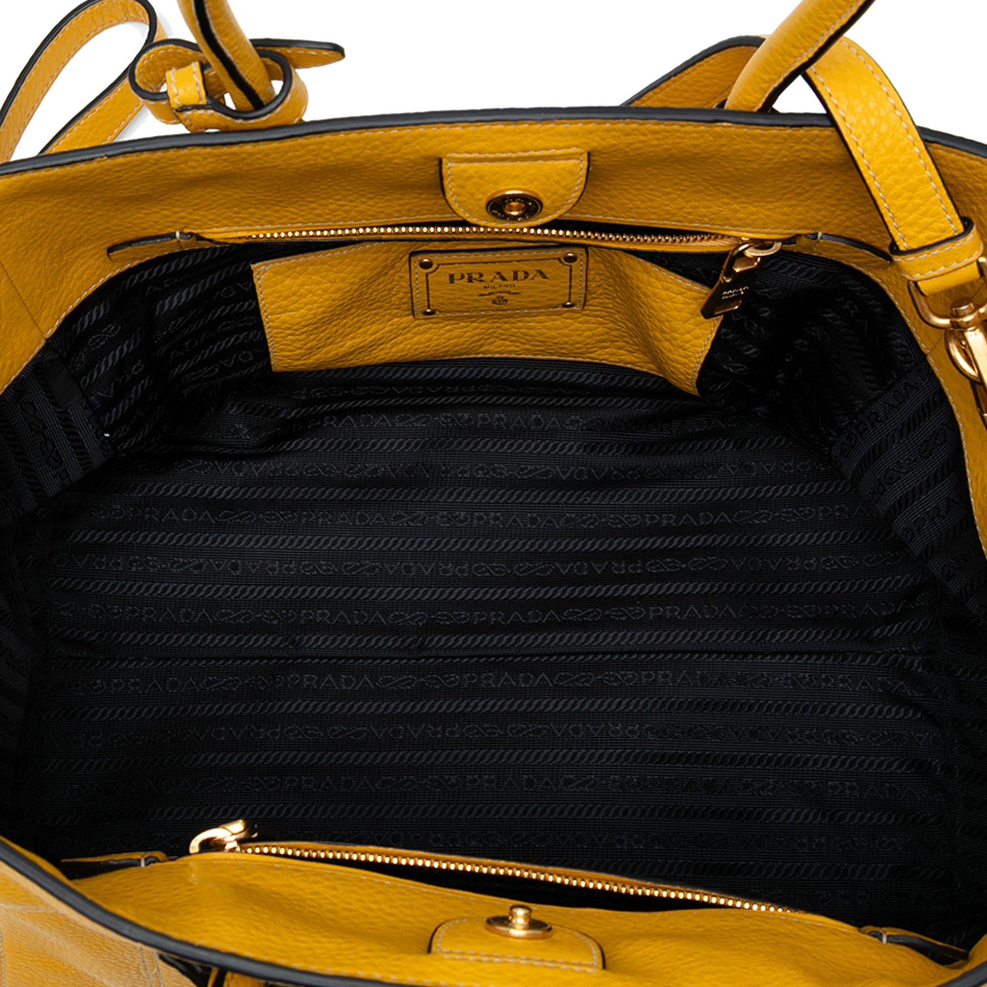 Vitello Daino Front Pocket Open Convertible Tote