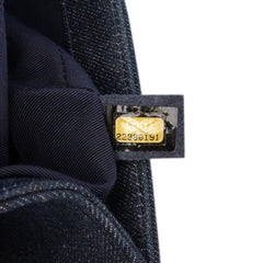 Small Quilted Denim and Tweed Boy Flap