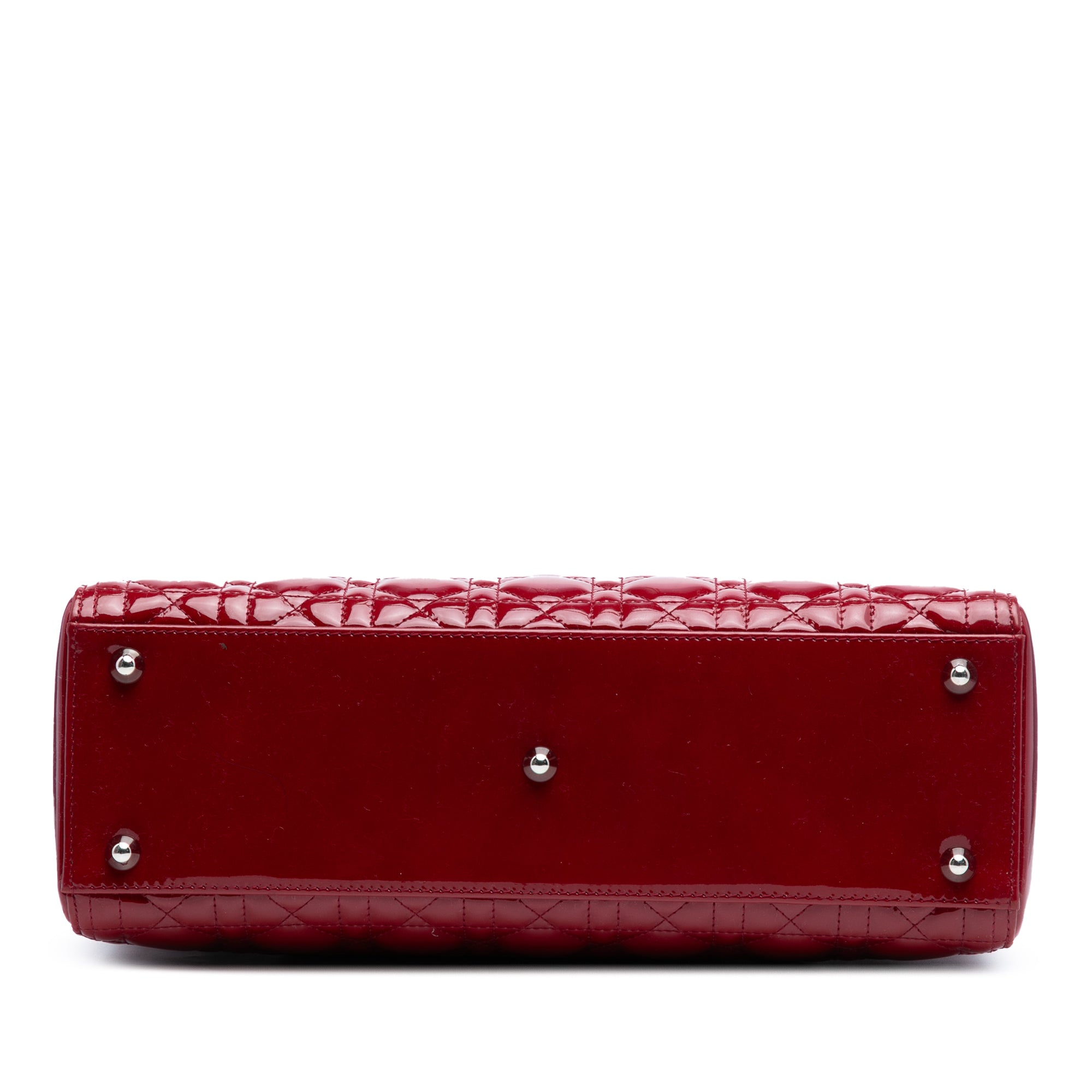 Large Patent Cannage Lady Dior