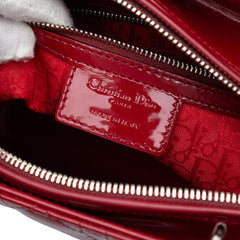 Large Patent Cannage Lady Dior