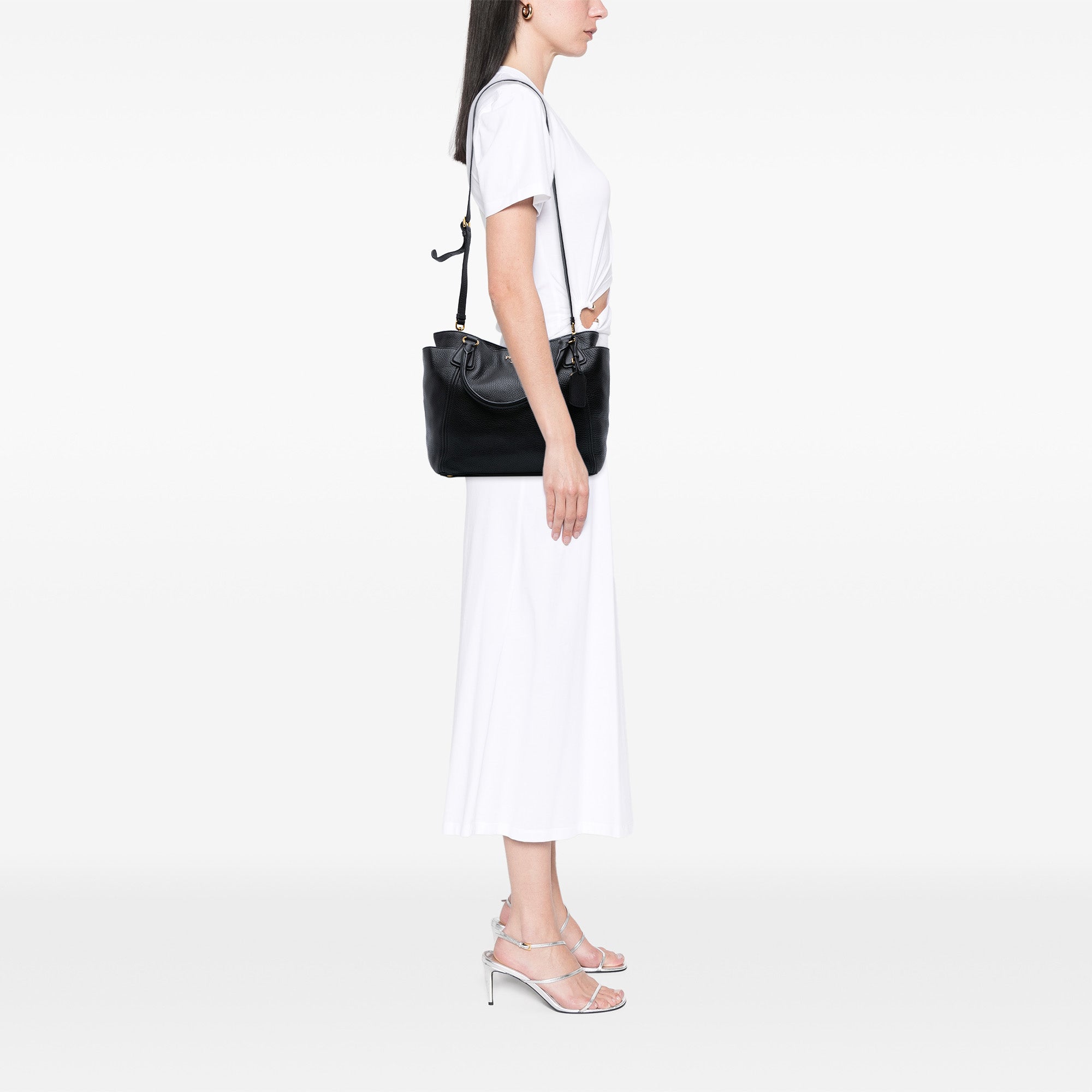 Vitello Daino Open Convertible Tote