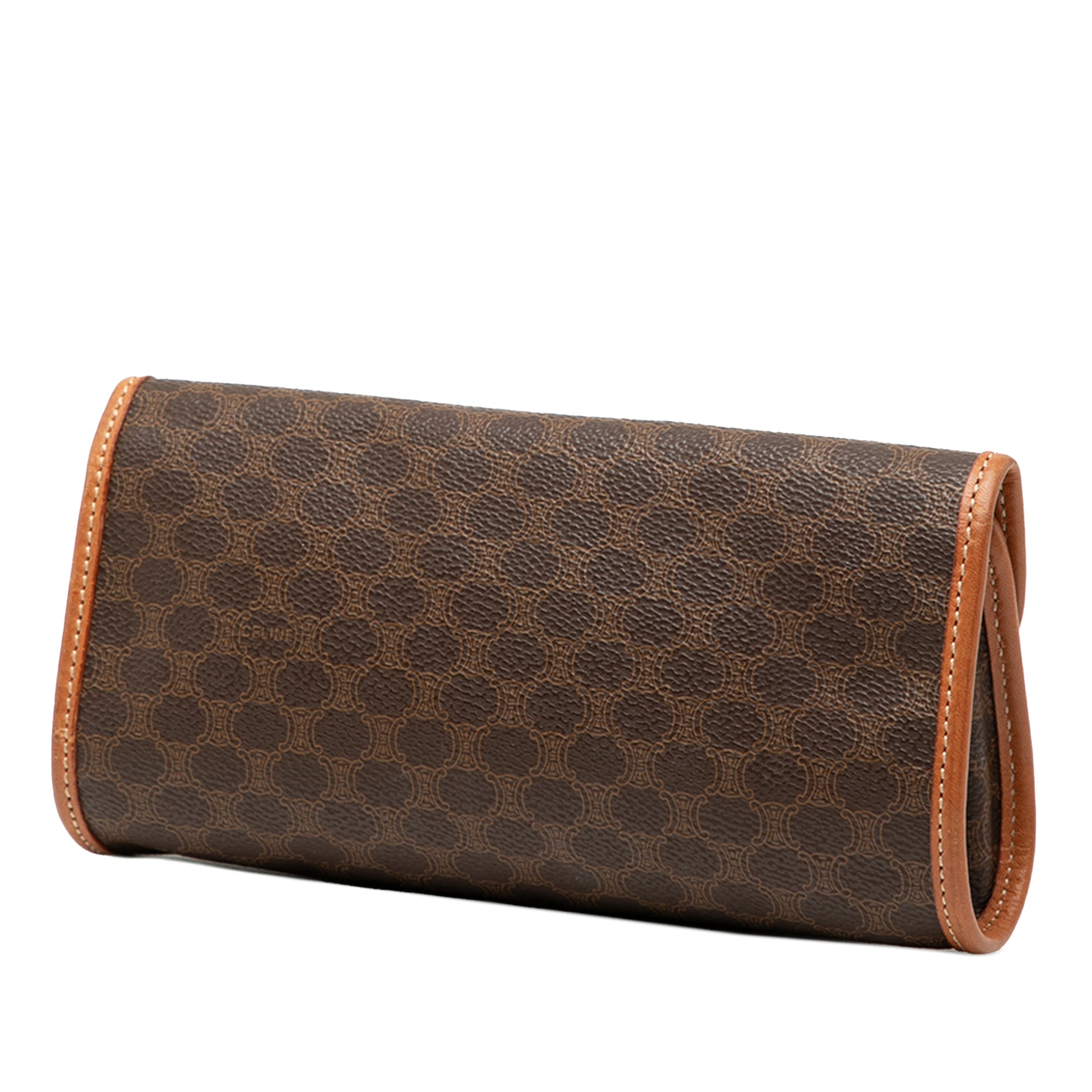 Macadam Coated Canvas Clutch