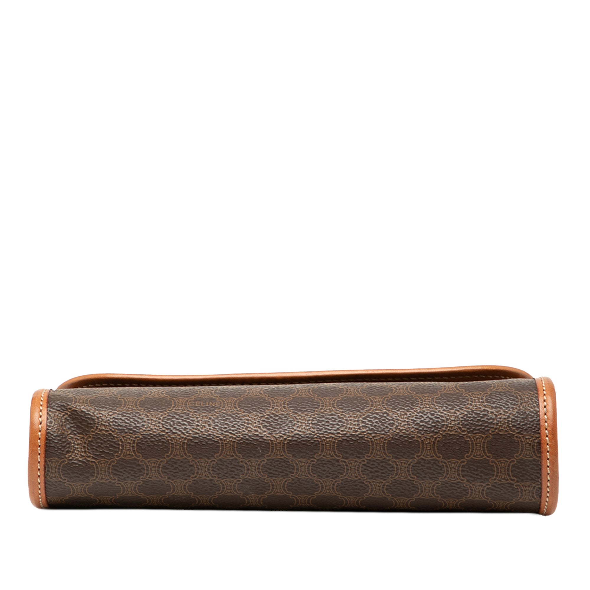 Macadam Coated Canvas Clutch