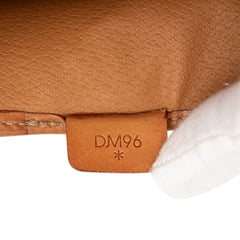 Macadam Coated Canvas Clutch