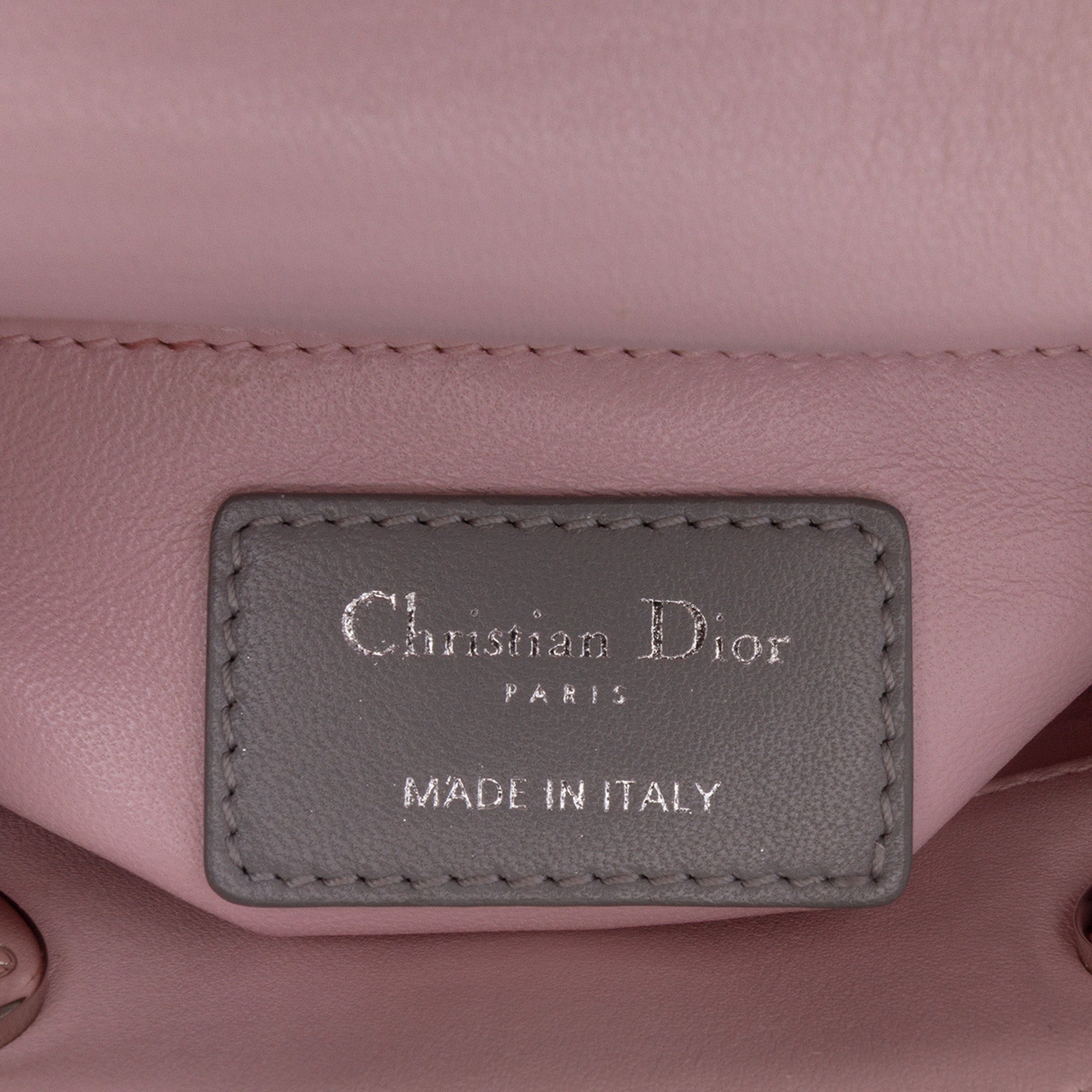 Mini Tricolor Lambskin Cannage Lady Dior