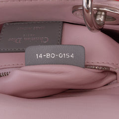 Mini Tricolor Lambskin Cannage Lady Dior