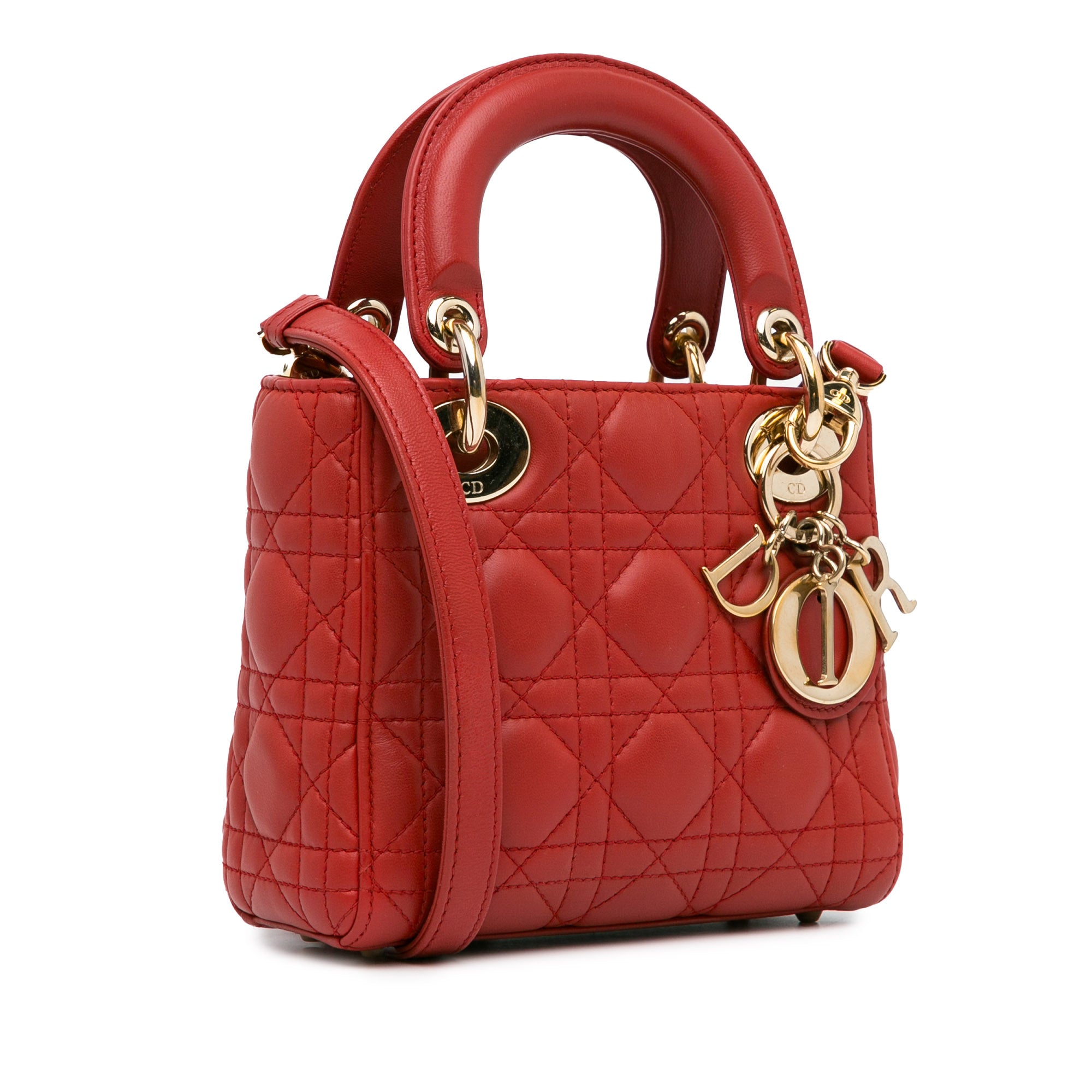 Mini Cannage Lambskin Lady Dior_1