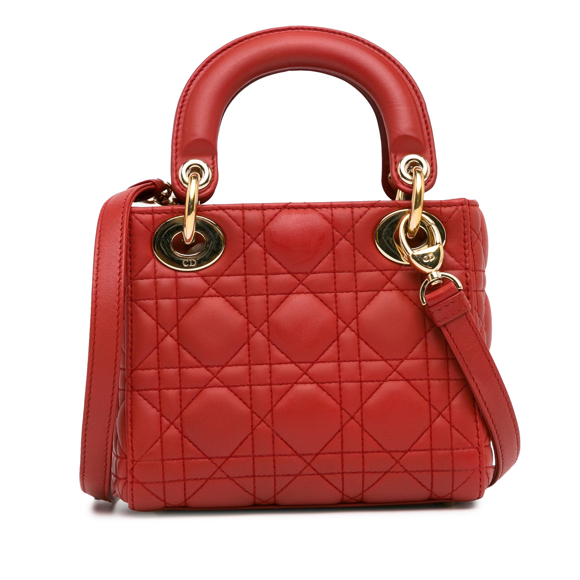 Mini Cannage Lambskin Lady Dior_2