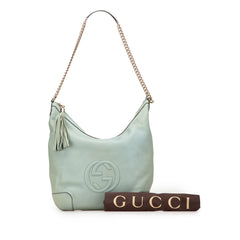 Leather Soho Chain Shoulder Bag