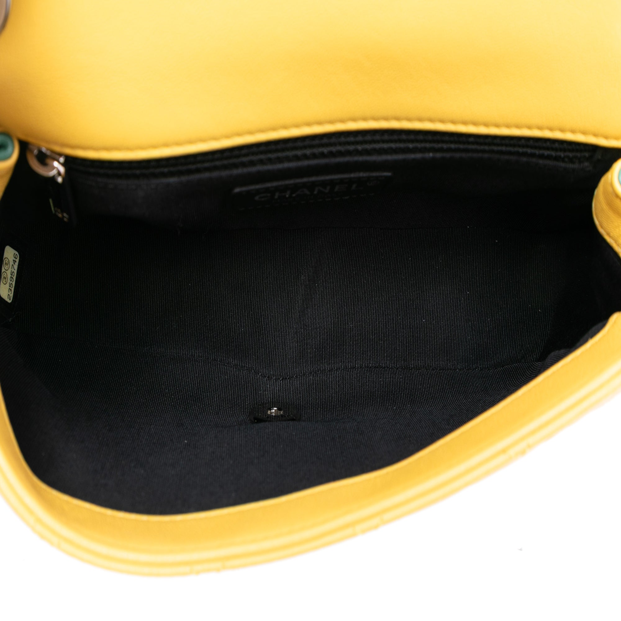 Small CC Quilted Multicolor Lambskin Acrylic Cuba Flap