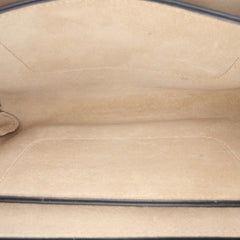 Small Suede and Calfskin Faye Crossbody