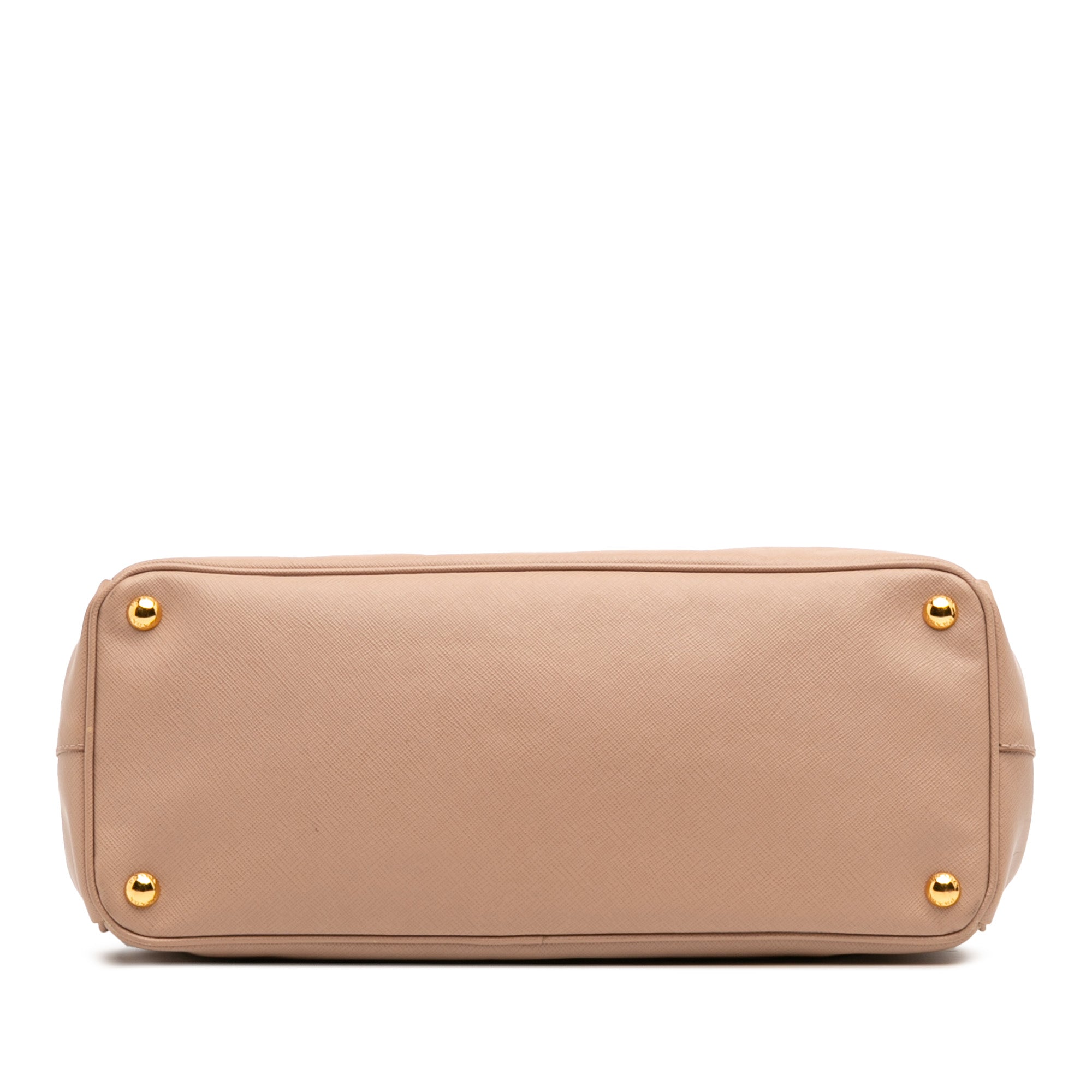 Large Saffiano Lux Galleria Double Zip Satchel