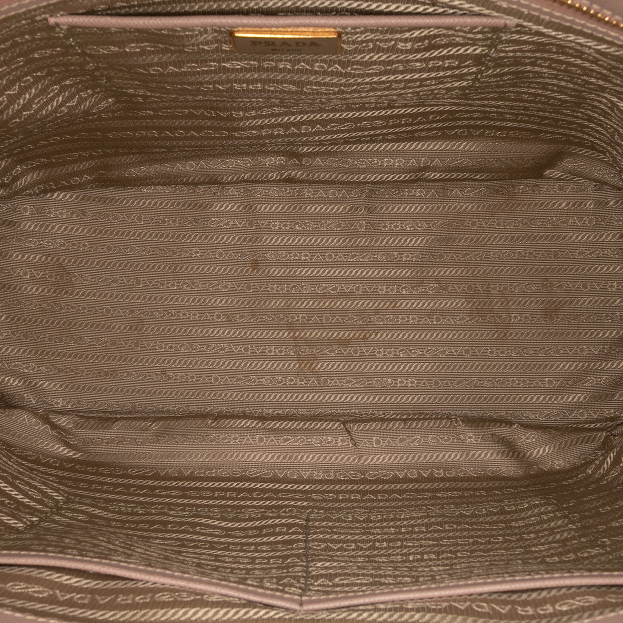 Large Saffiano Lux Galleria Double Zip Satchel