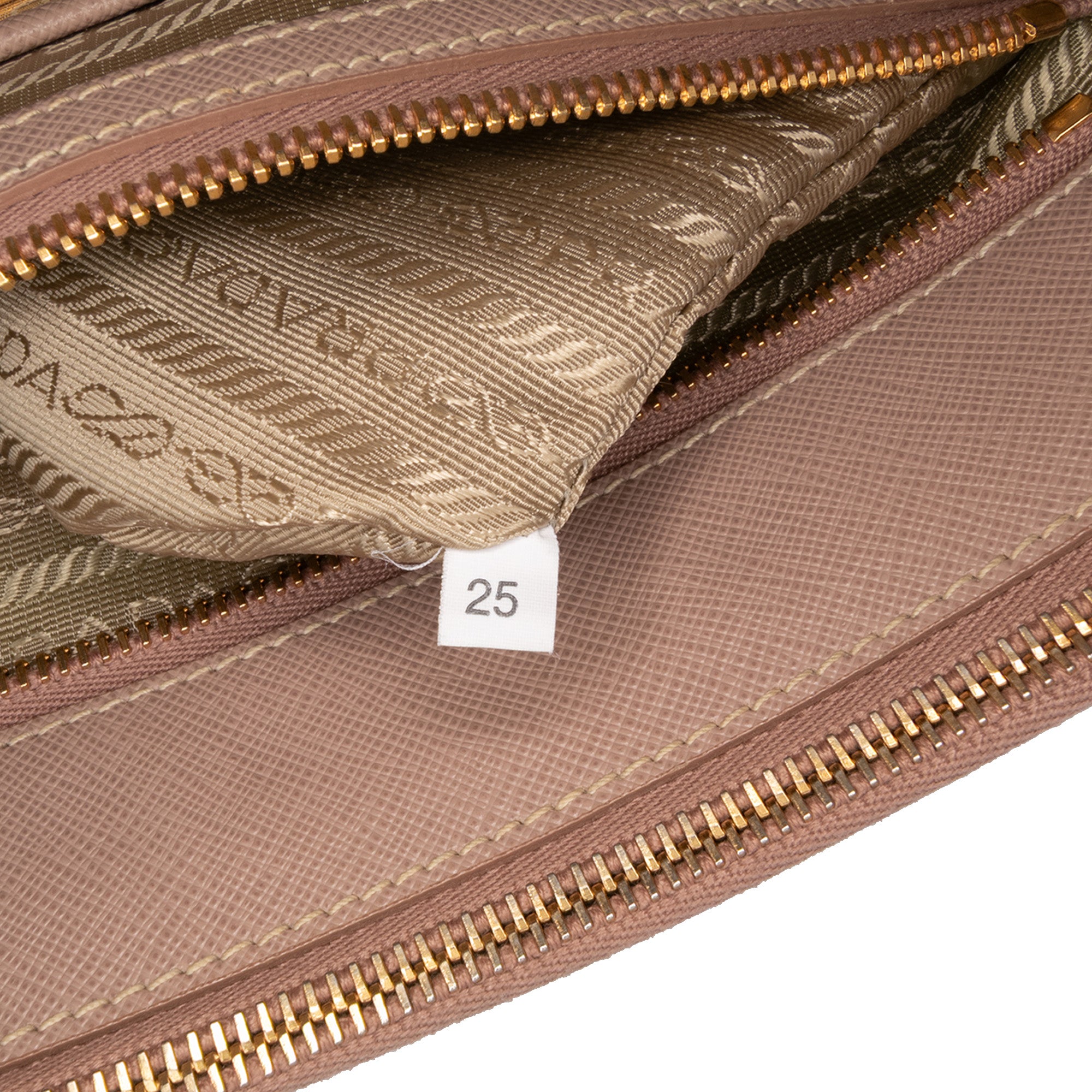 Large Saffiano Lux Galleria Double Zip Satchel