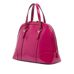 Medium Microguccissima Patent Nice Dome Satchel