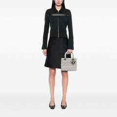Medium Lambskin Cannage Lady Dior