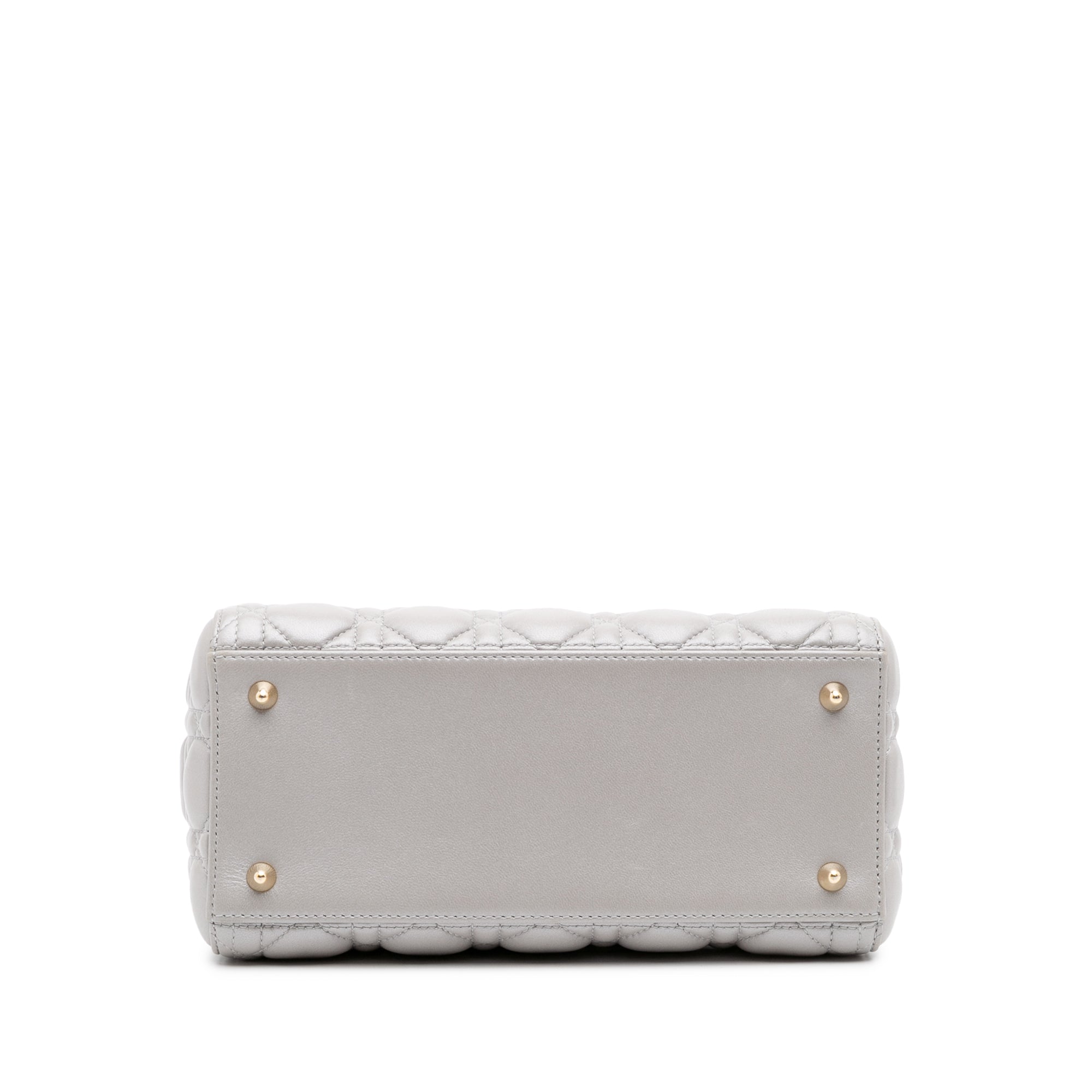 Medium Lambskin Cannage Lady Dior