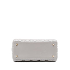 Medium Lambskin Cannage Lady Dior