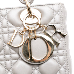 Medium Lambskin Cannage Lady Dior
