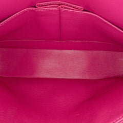 Medium Chevron Lambskin Double Flap